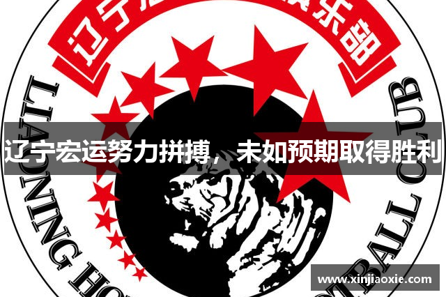 辽宁宏运努力拼搏，未如预期取得胜利