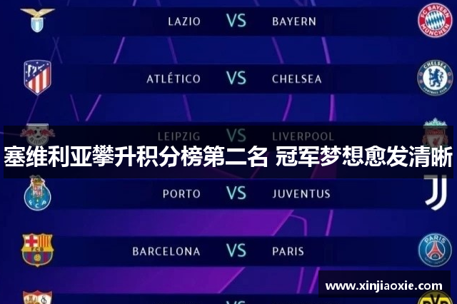 塞维利亚攀升积分榜第二名 冠军梦想愈发清晰